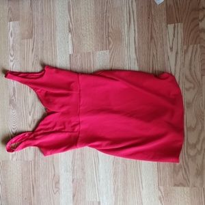 Beautiful red cocktail dress